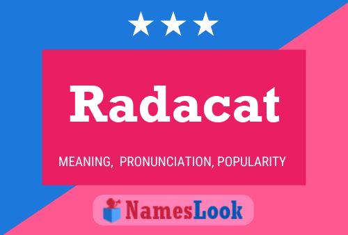 ملصق اسم Radacat