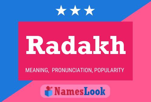 ملصق اسم Radakh