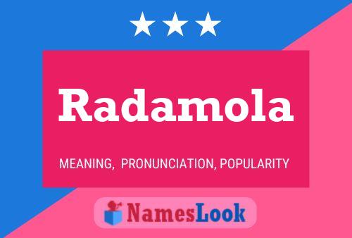 ملصق اسم Radamola