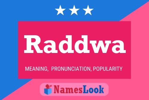 ملصق اسم Raddwa