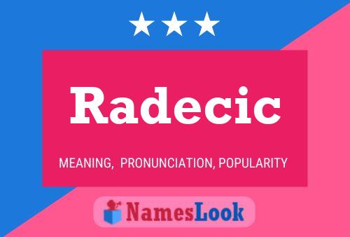 ملصق اسم Radecic