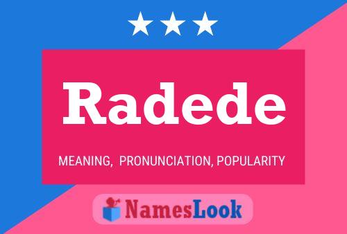 ملصق اسم Radede