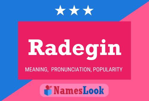 ملصق اسم Radegin