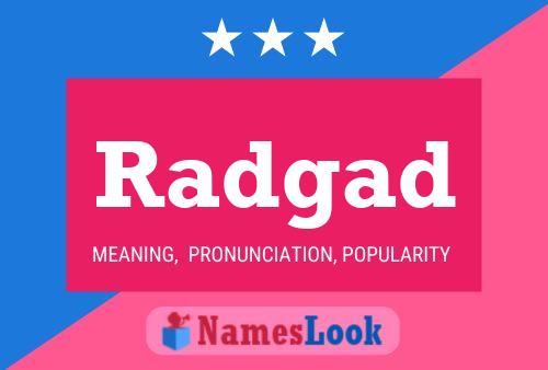 ملصق اسم Radgad