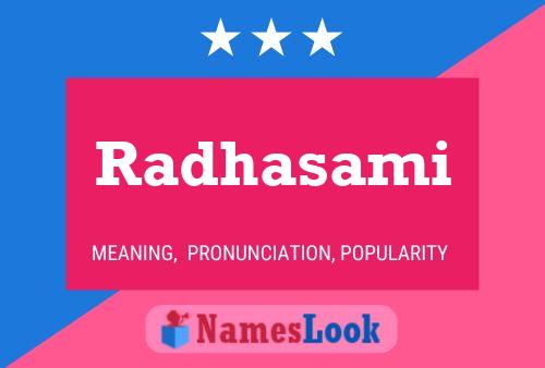 ملصق اسم Radhasami