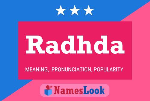 ملصق اسم Radhda