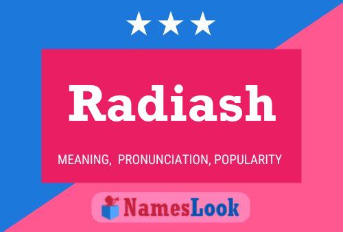 ملصق اسم Radiash