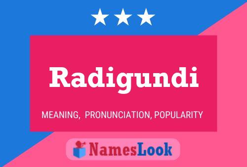 ملصق اسم Radigundi