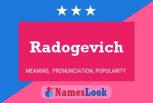 ملصق اسم Radogevich