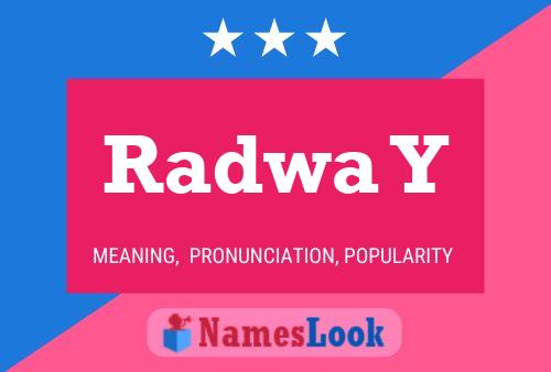 ملصق اسم Radwa Y