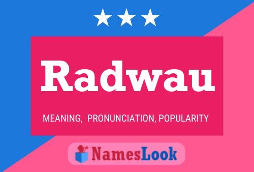 ملصق اسم Radwau