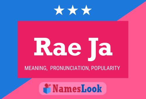 ملصق اسم Rae Ja