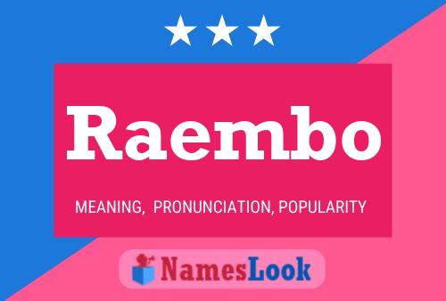 ملصق اسم Raembo