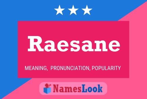 ملصق اسم Raesane