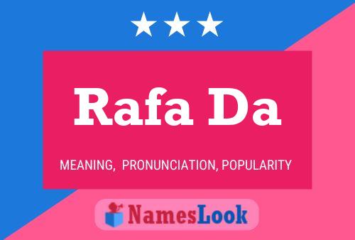 ملصق اسم Rafa Da