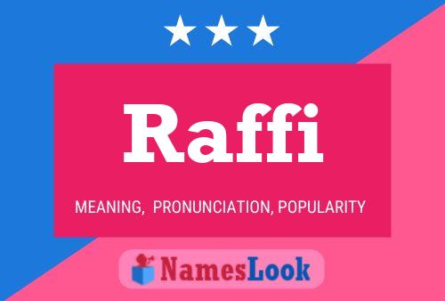 ملصق اسم Raffi