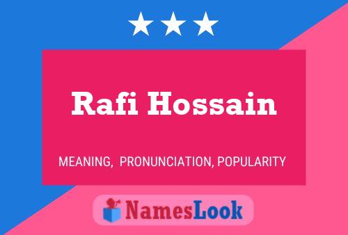 ملصق اسم Rafi Hossain