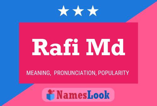 ملصق اسم Rafi Md