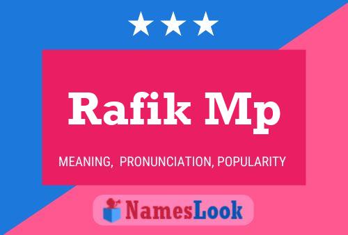 ملصق اسم Rafik Mp