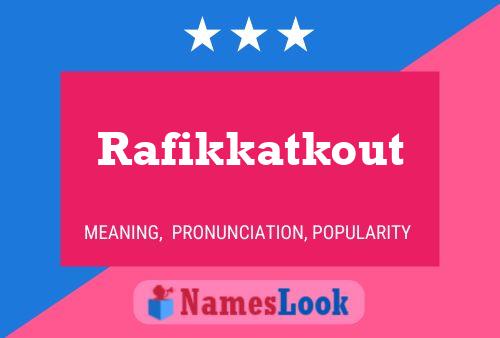 ملصق اسم Rafikkatkout