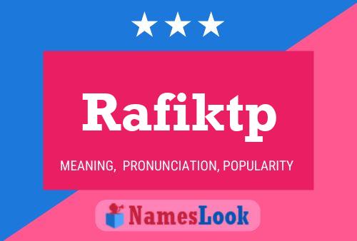 ملصق اسم Rafiktp