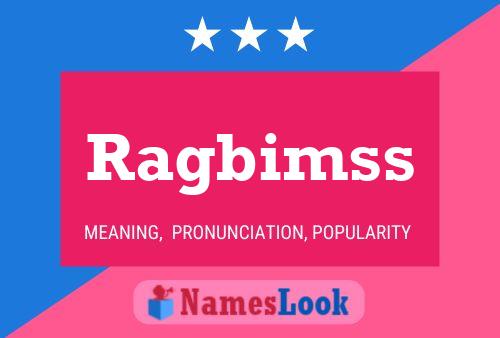 ملصق اسم Ragbimss