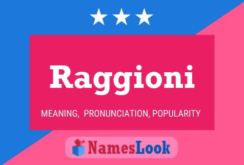 ملصق اسم Raggioni