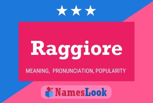 ملصق اسم Raggiore