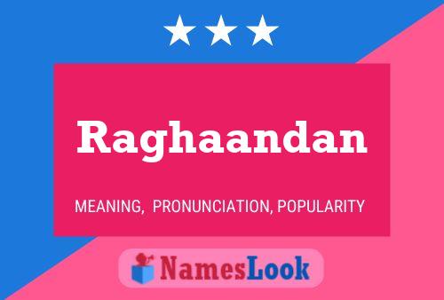 ملصق اسم Raghaandan