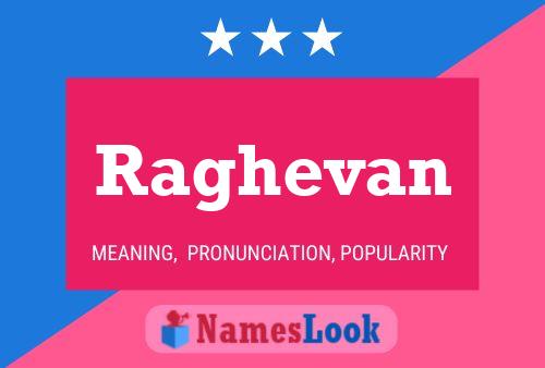 ملصق اسم Raghevan