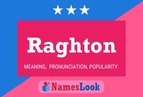 ملصق اسم Raghton