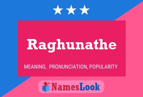 ملصق اسم Raghunathe