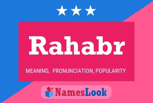 ملصق اسم Rahabr