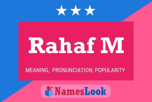 ملصق اسم Rahaf M