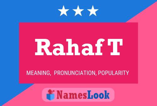 ملصق اسم Rahaf T