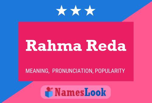 ملصق اسم Rahma Reda