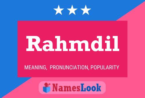 ملصق اسم Rahmdil