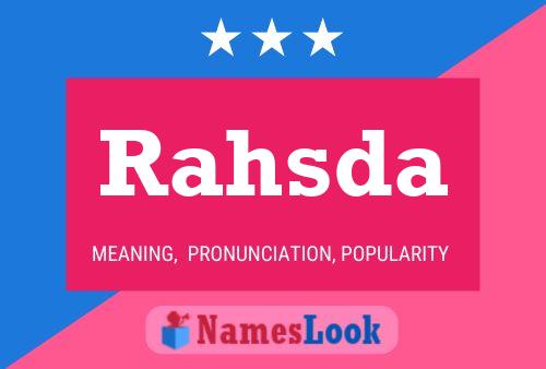 ملصق اسم Rahsda