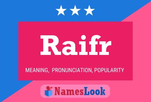 ملصق اسم Raifr