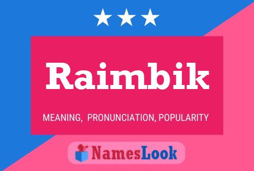 ملصق اسم Raimbik