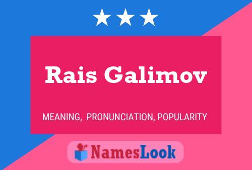 ملصق اسم Rais Galimov