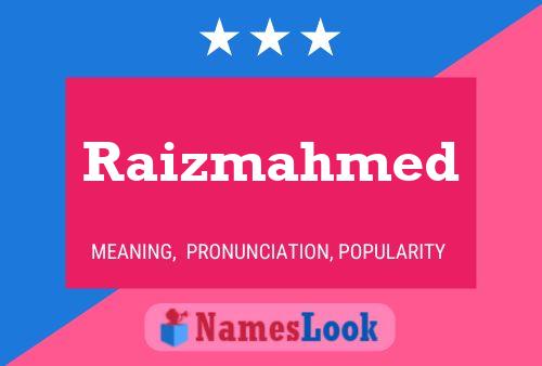 ملصق اسم Raizmahmed