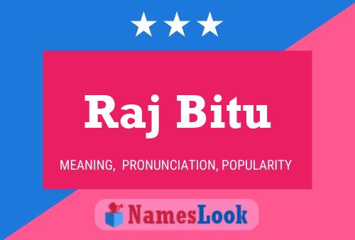 ملصق اسم Raj Bitu