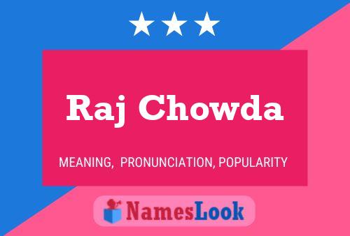 ملصق اسم Raj Chowda