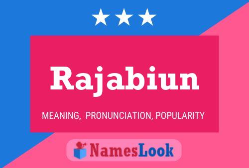 ملصق اسم Rajabiun