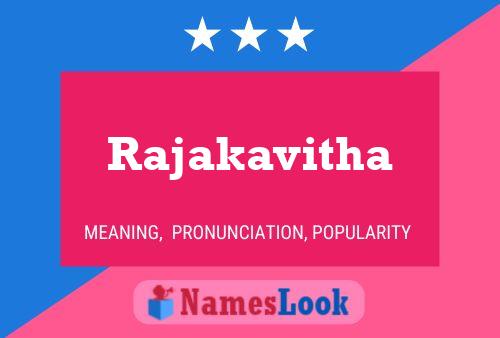 ملصق اسم Rajakavitha