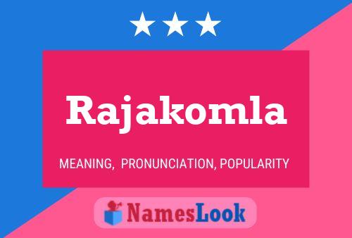 ملصق اسم Rajakomla