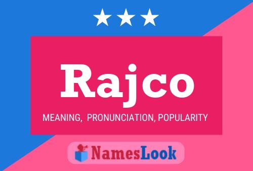 ملصق اسم Rajco