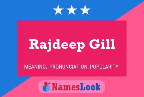 ملصق اسم Rajdeep Gill