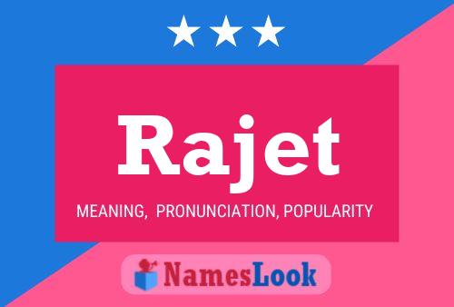 ملصق اسم Rajet